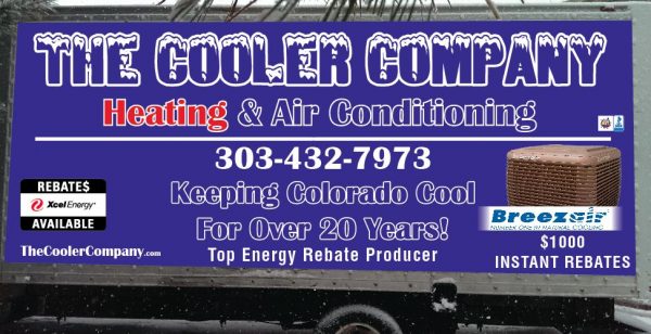 Cooler company Truck Logo