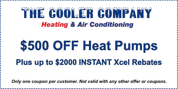 $500 OFF Heat Pumps Plus up to $2000 INSTANT Xcel Rebates